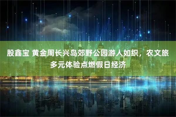 股鑫宝 黄金周长兴岛郊野公园游人如织，农文旅多元体验点燃假日经济